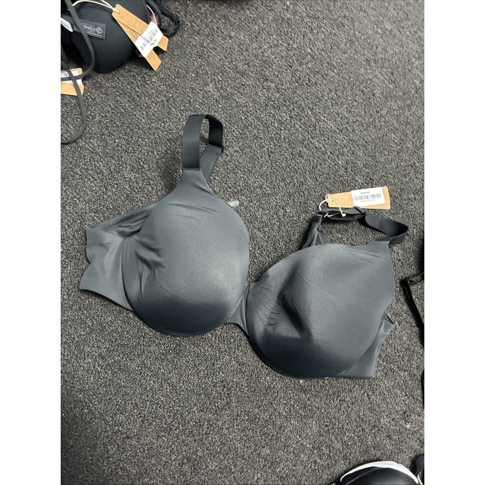 SKIMS Smoothing Intimates Full Coverage Lightly Lined Bra Onyx Black Size 40D